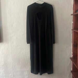 Eloquii Black Bodycon Dress with Keyhole Cutout Size 20 - worn once